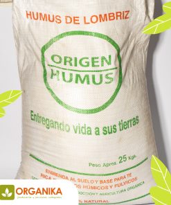 HUMUS DE LOMBRIZ 25 KG